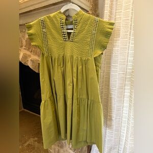 Luxe Green mini Dress